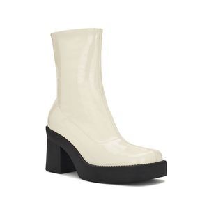 Nine West Gerri 3 Cream Patent 9.5 M